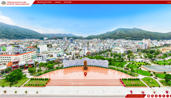 Tượng đài Nguyễn Sinh Sắc - Nguyễn Tất Thành tại Bình Định